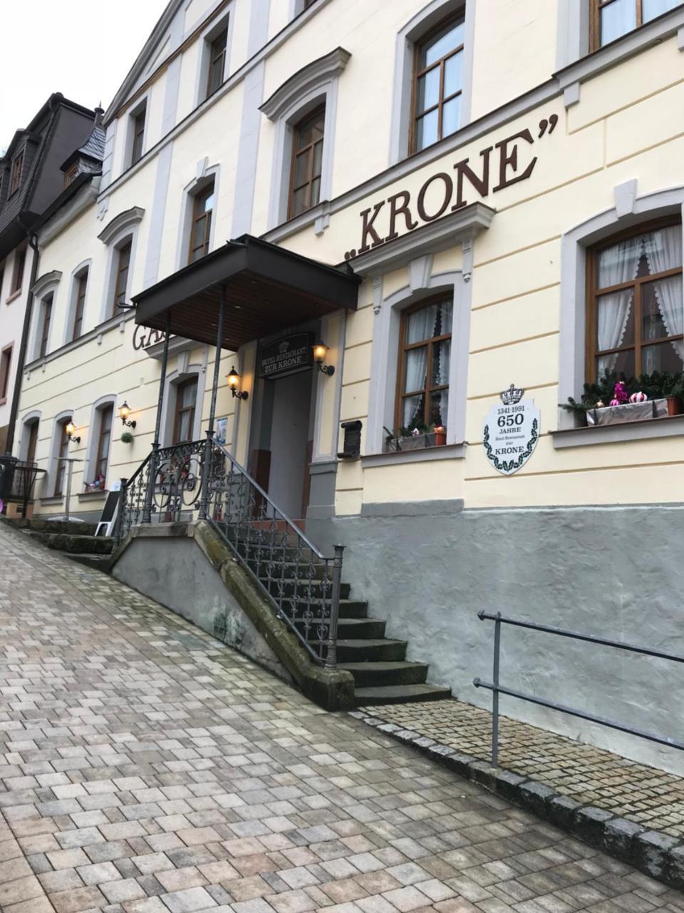 Hotel Zur Krone Бад-Брюккенау Екстер'єр фото